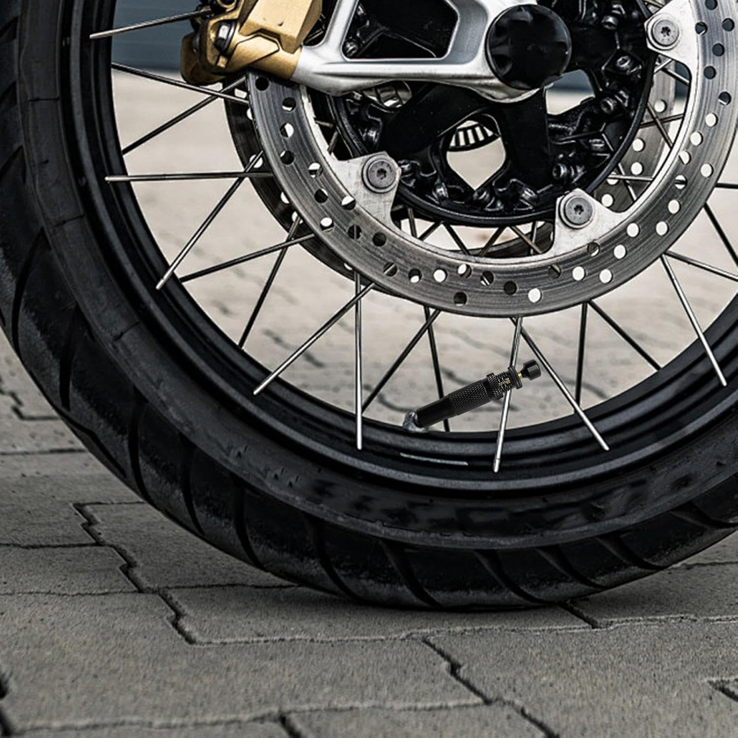 Acunny Tire Deflator for Deflation - 4 Tyre Deflator Valves Kit, Portable Wind Valve for Automotive Adventure Equipment for Motorcycle, Truck, Bike, Camping, Outdoor Travel