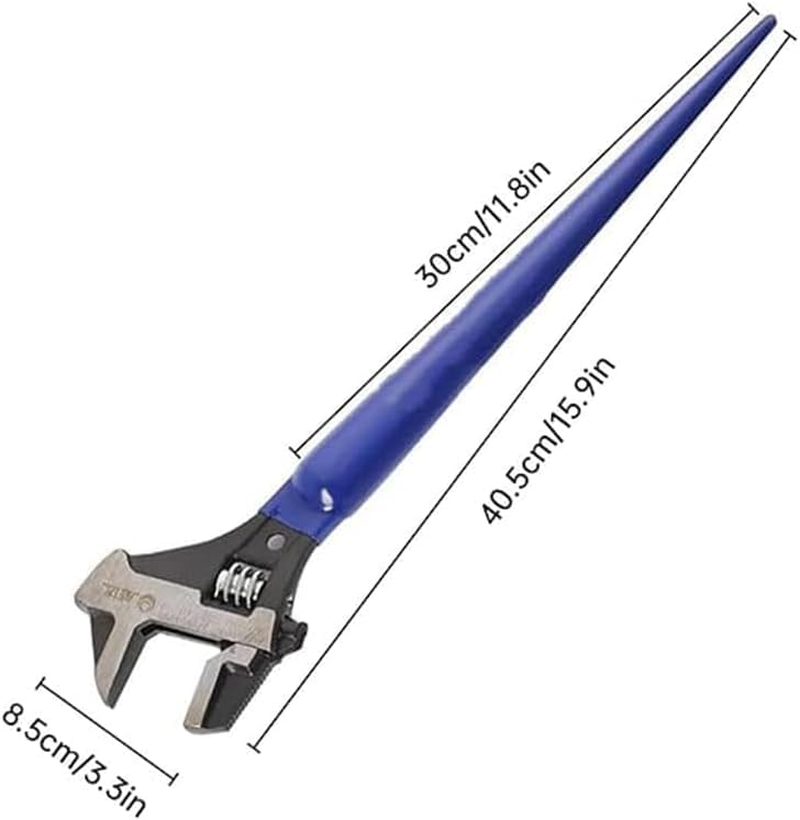 Four in One Multifunctional Adjustable Wrench: Pipe, Percussion and Crowbar Tool