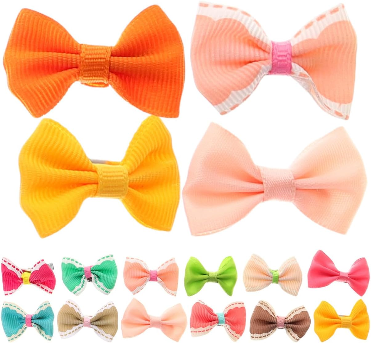 Ipetboom Dog Hair Accessories 30Pcs Small Bowknot Hair Clips with Alligator Clips for Puppy and Cat Grooming Cute Pet Bows for Daily Wear and Special Occasions image number 1