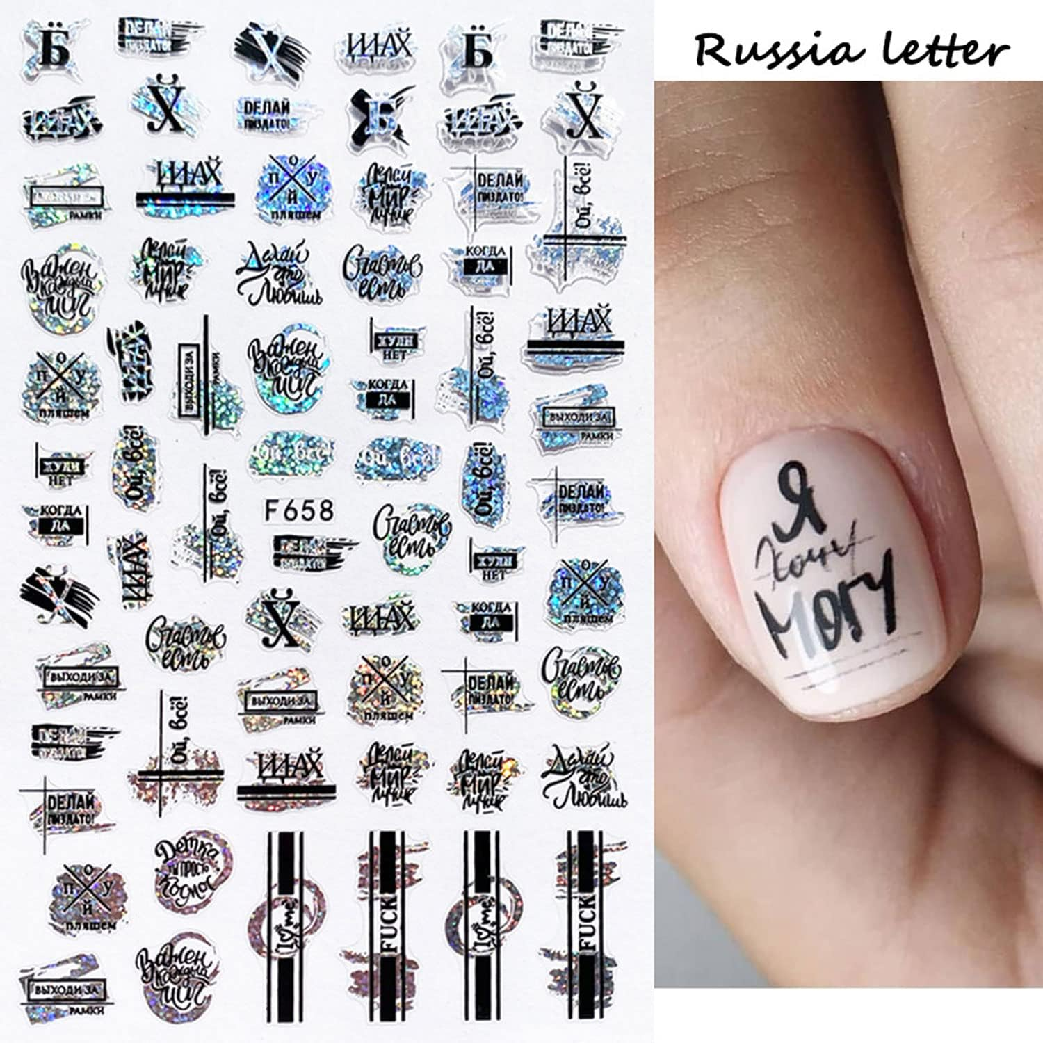 Fall Nail Art Stickers Decals Leaf 8Pcs 3D Self-Adhesive Holographic Gold Black Silver Leaf Manicuring Foils Geometric Slider Nail Art Adhesive Decor (Silver) image number 4