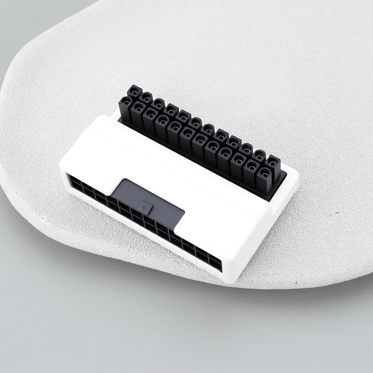 Ecsing Computer Motherboard 90 Degree Turn White Power Connector Plug Suitable for ATX 24PIN Motherboard Port image number 6