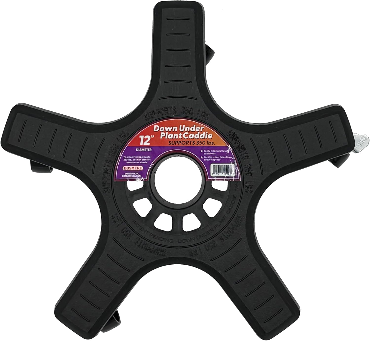 Bosmere S20430 down under Plant Caddie, Heavy Duty Plant Stand with Wheels, 500Lb Capacity, 20-Inch, Terra Cotta