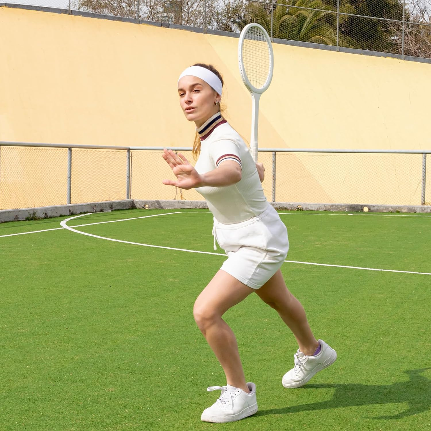 HSUYUN Pack of 8 Women'S Sports Headbands, Breathable Sweat-Wicking Hair Band, Soft Headband, Women'S Summer, Elastic Hair Bands, Outdoor Sports, Yoga, Dance image number 3