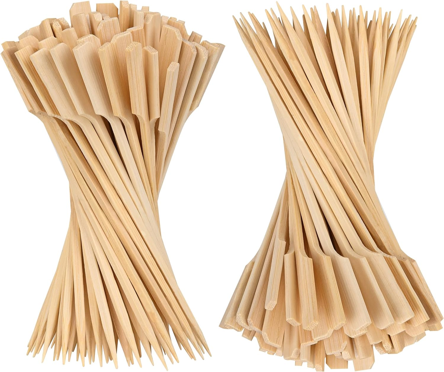 3.5 Inch Bamboo Skewers, 300 PCS Bamboo Paddle Wood Picks, Toothpicks for Appetizers, Cocktail Picks for Drinks, Food Picks, BBQ, Sandwich, Barbecue Snacks. image number 1