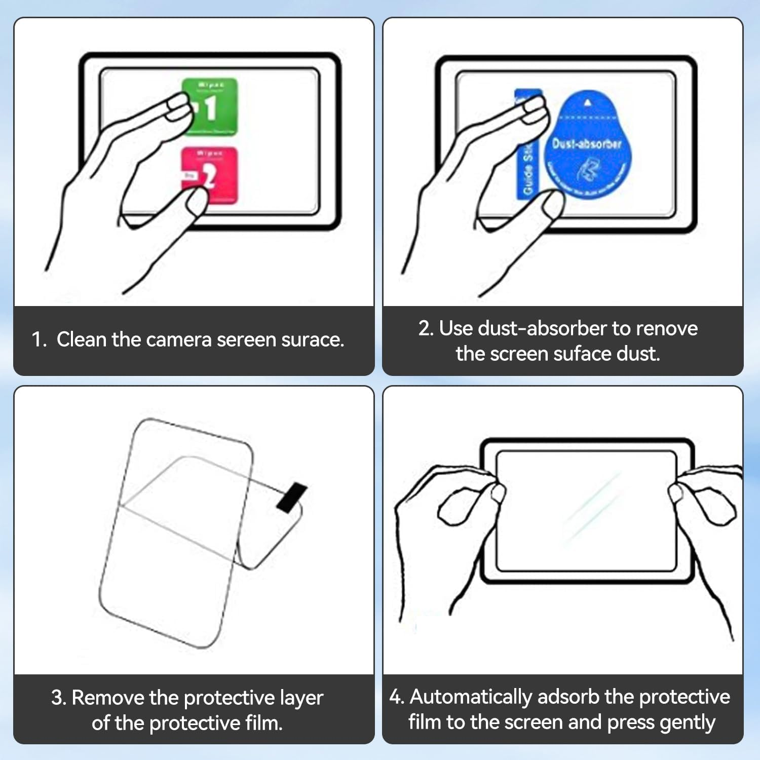 T Tersely [3 Pack] 9H Tempered Glass Screen Protector for Fuji Fujifilm X-E5 Digital Camera, Anti-Scrach, Ultra Clear, Anti-Fingerprint, Anti-Bubble Film image number 1