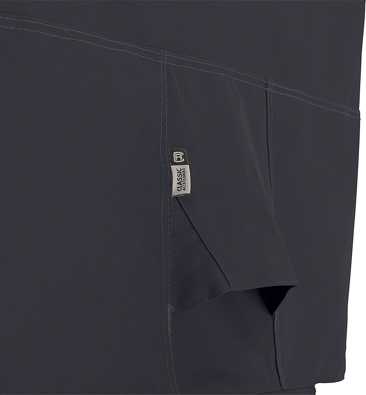 Classic Accessories Ravenna Water-Resistant 32 Inch Built-In BBQ Grill Top Cover, Black, Grill Cover, Grill Cover for Outdoor Grill, BBQ Cover