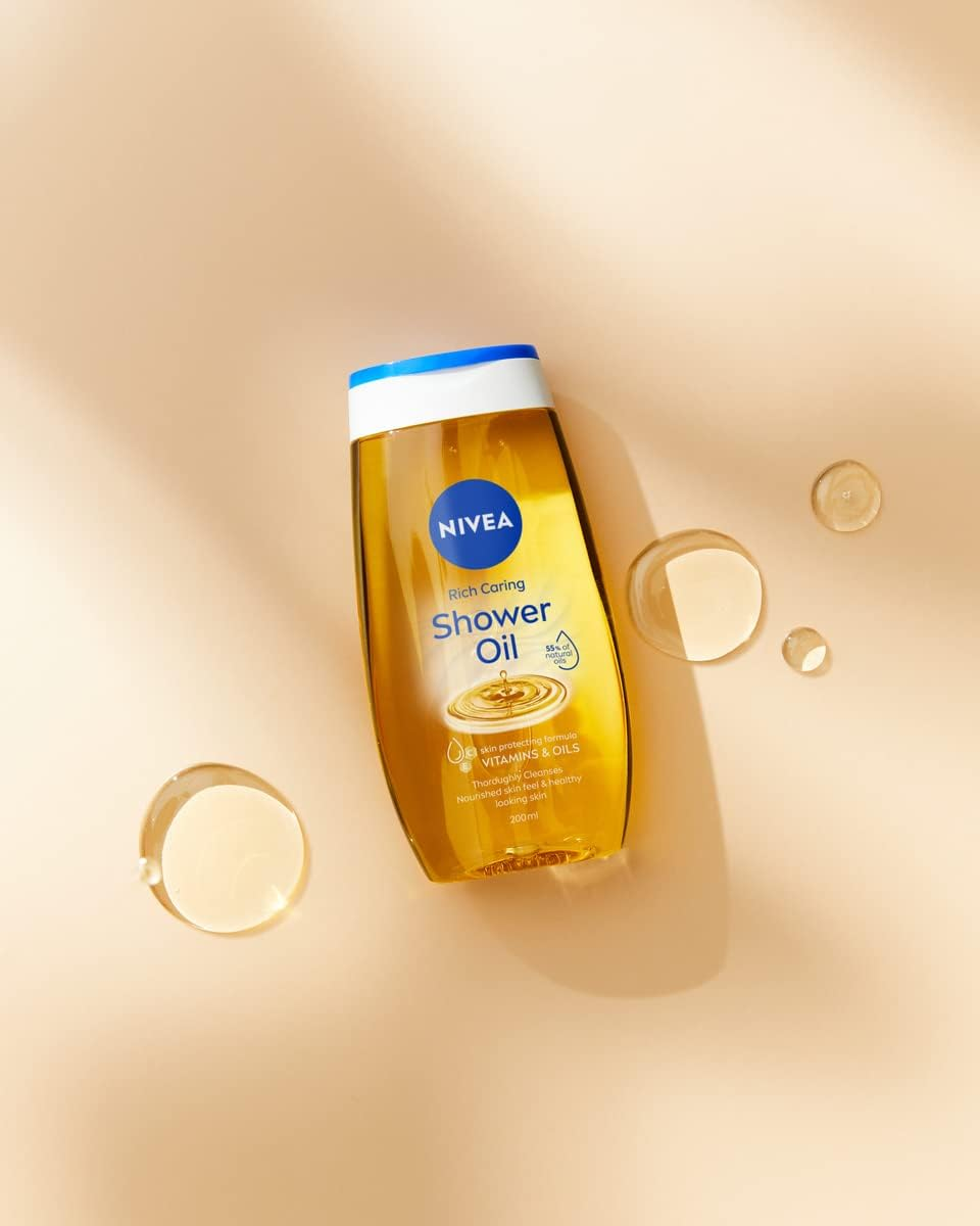 NIVEA Natural Oil Shower Oil 200 Ml image number 1