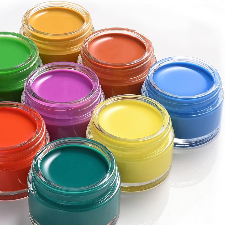 1 Oz Small Glass Containers, Tecohouse Glass Jars with Woodgrain Lids & Inner Liners, Reusable Travel Containers for Creams, Makeup, Lotion, Cosmetic - 4 Pack image number 5