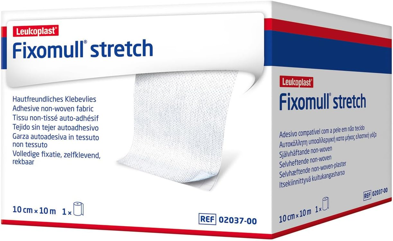 BSN Fixomull Stretch Adhesive Fixation Roll, 10 Cm X 10 Meter Size image number 1