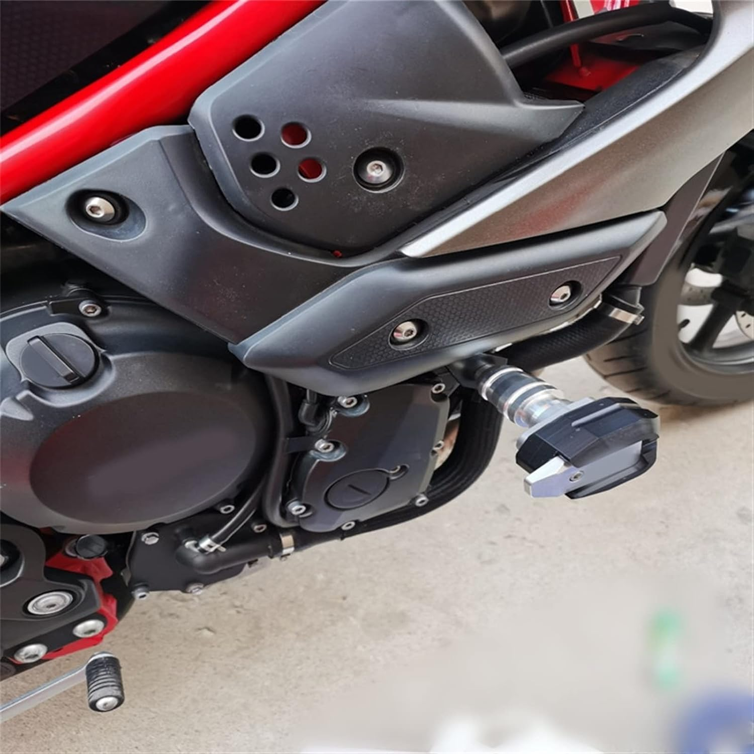 Motorcycle for Yamaha XJ6 Diversion XJ-6 Falling Protection Frame Slider Fairing Guard anti Crash Pad Protector Accessories (Color : Silver) image number 5