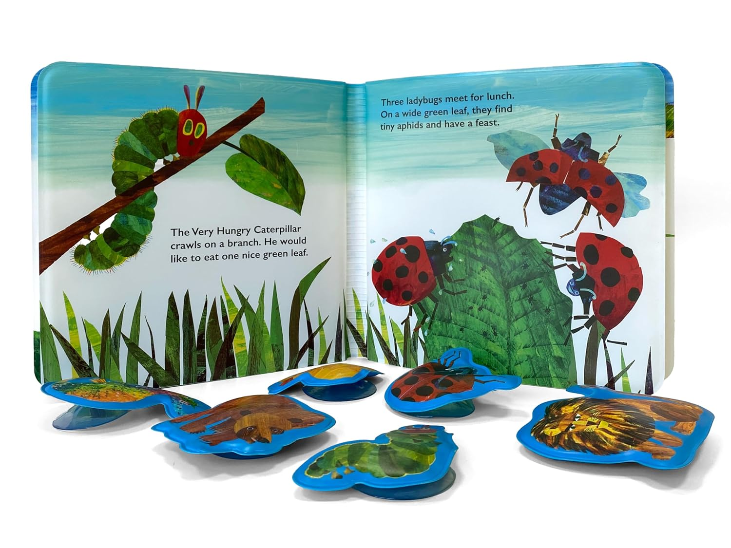 The World of Eric Carle Bath Time Books - Activity Books for Kids, Bath Book, 6 Padded Suction Cups, 1 Mesh Bag: with Suction Cups and Mesh Bag image number 1