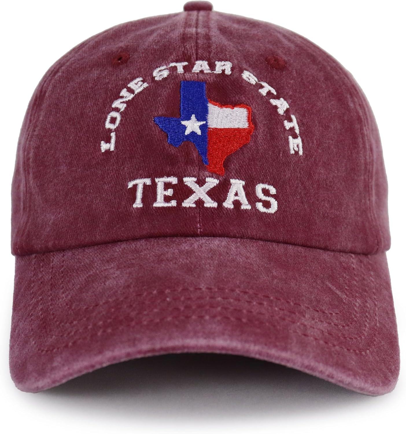 Texas Flag Hats for Men Women,Funny Adjustable Cotton Embroidered Lone Star State Baseball Cap
