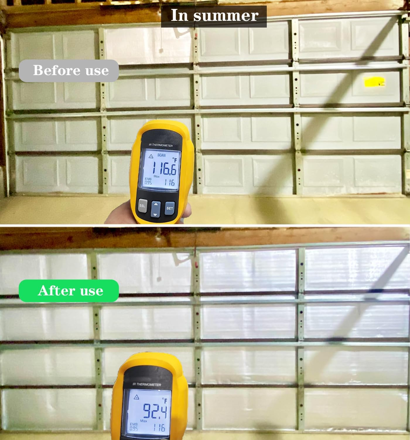 3.3FT X 10FT Reflective Insulation Roll, Foam Core Radiant Barrier, Thermal Insulation Shield - Engineered Foil (3MM Thickness Silvery White) image number 4