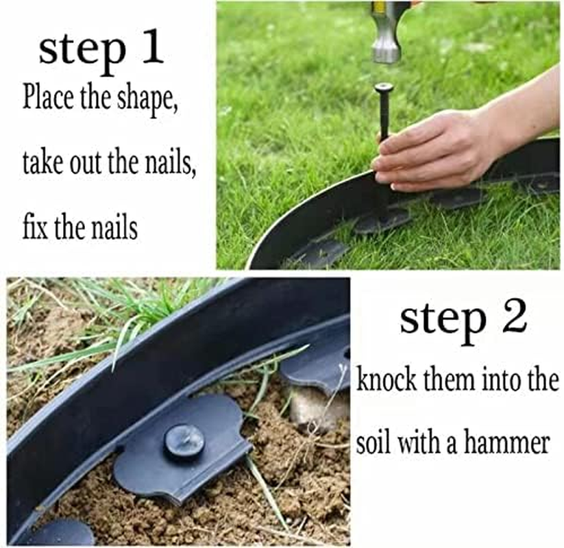 Spiral Landscape Anchoring Spikes,150Pcs 8 Inch Plastic Landscape Spikes,Nylon Landscape Anchoring Spikes for Garden Lawn Yard,Paver,Weed Barrier, Artificial Turf (8In-150 Count) - 8In - 50 Count image number 2