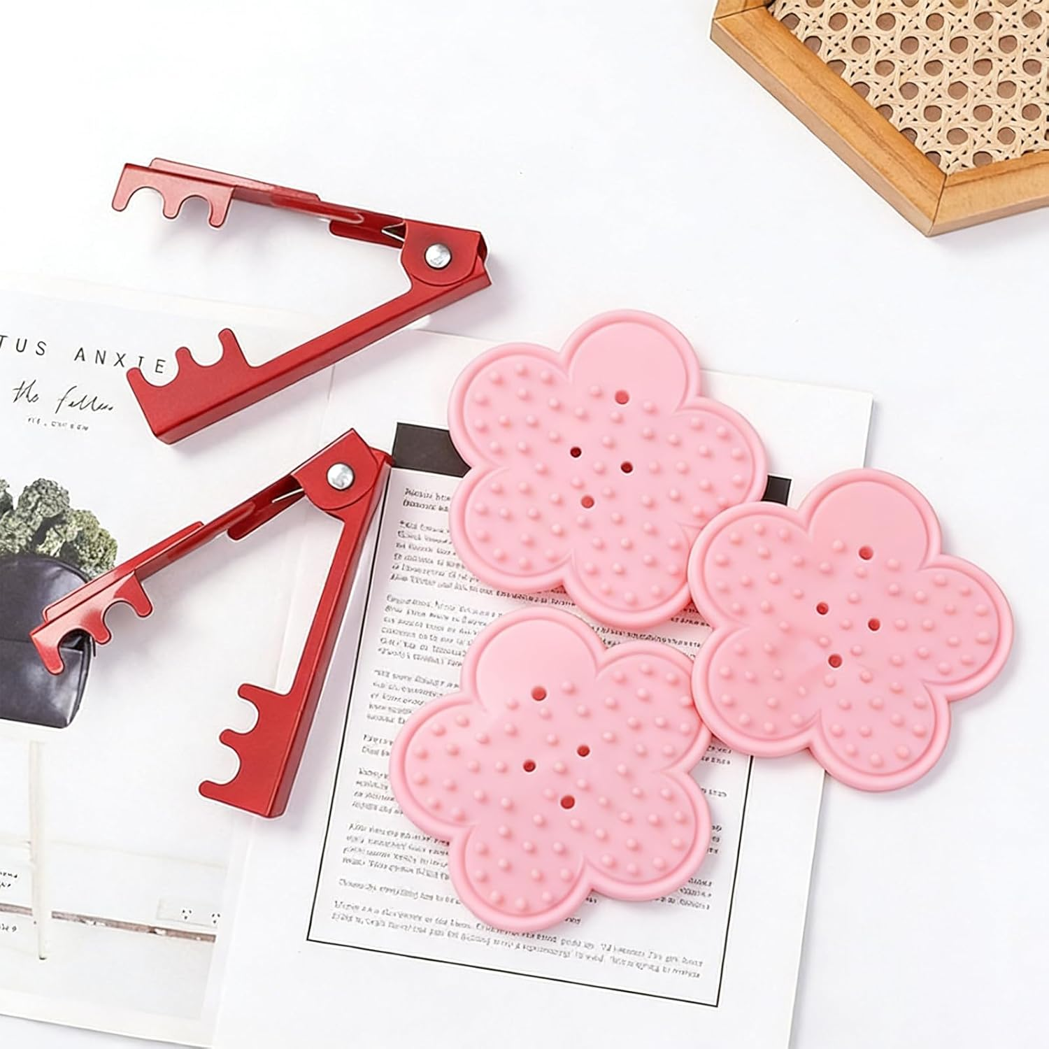 2-Piece Rose Stem and Thorn Remover, Gardening Tool - Flower Stem and Thorn Removal Tool, Suitable for Flower Arrangement/Gardening