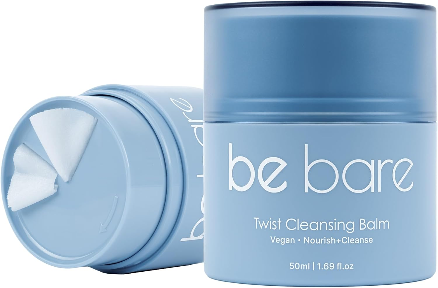 Naisture Bebare Twist Cleansing Balm with Hygienic Twist Dispenser: Cleanser for Heavy Makeup Removal, Hydrating Facial Wash for All Skin Types. Korean Vegan Skincare with Natural Oils image number 4