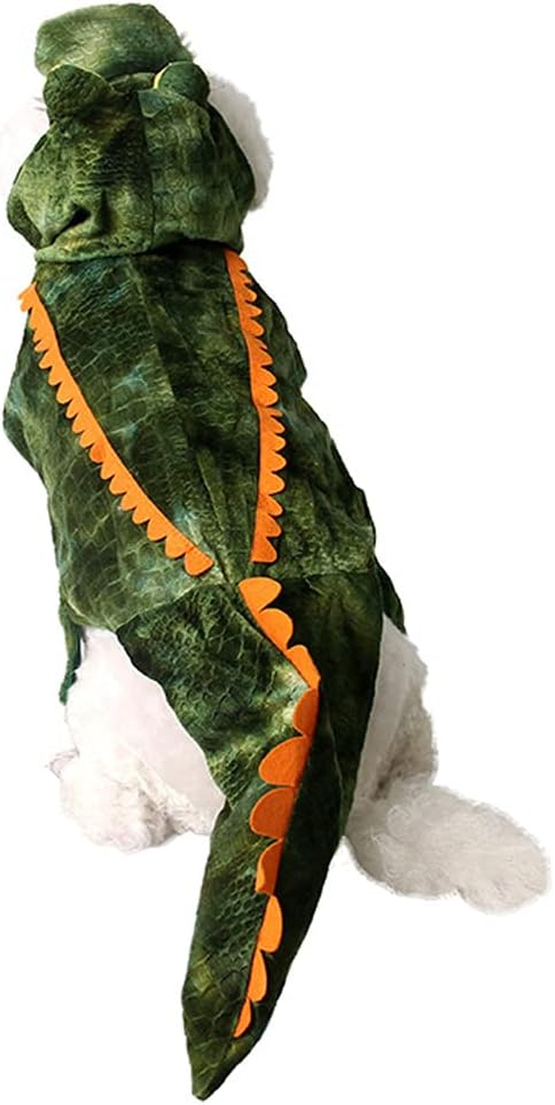 Alligator Dog Costume - Funny Croc Costume for Small to Large Dogs, Halloween Cosplay Dress