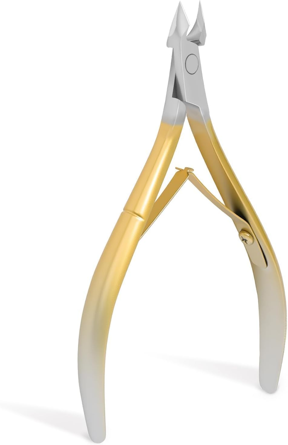 Cmetta Cuticle Nipper, Polished Coated Durable Trimmer, Nail Clipper with Fine Edge, Comfort Grip Cuticle Cutter and Remover Tool Kit for Nail Care (Rose 1-PACK)