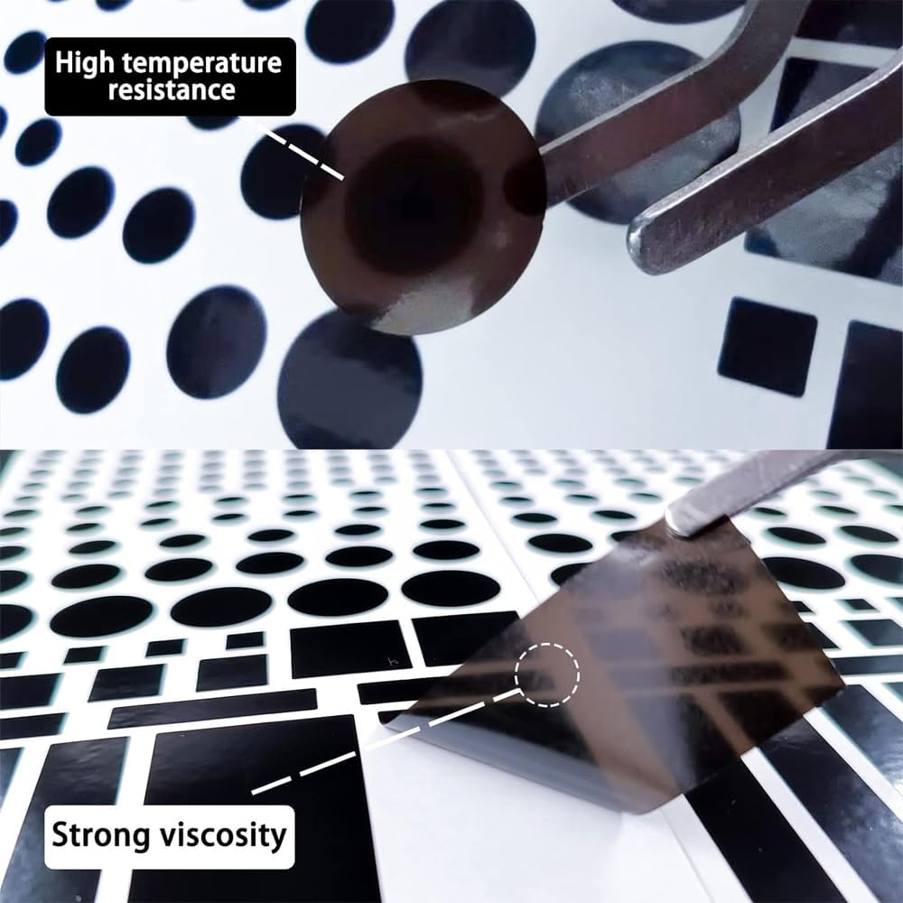 Suithink Light Blocking Stickers, Light Dimming Stickers LED Covers for Routers, Clocks and Electrical Appliances image number 3