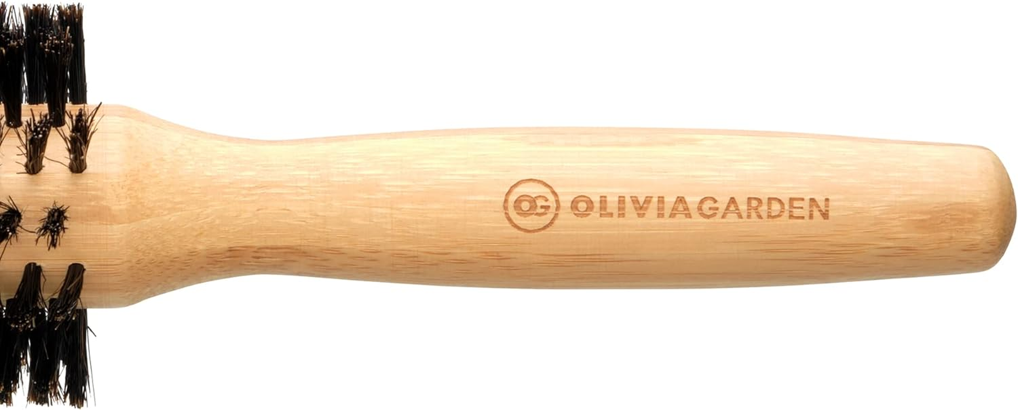 Olivia Garden Healthy Hair Bamboo round Brush 100 Percent Boar HH-B30 30 Mm image number 4
