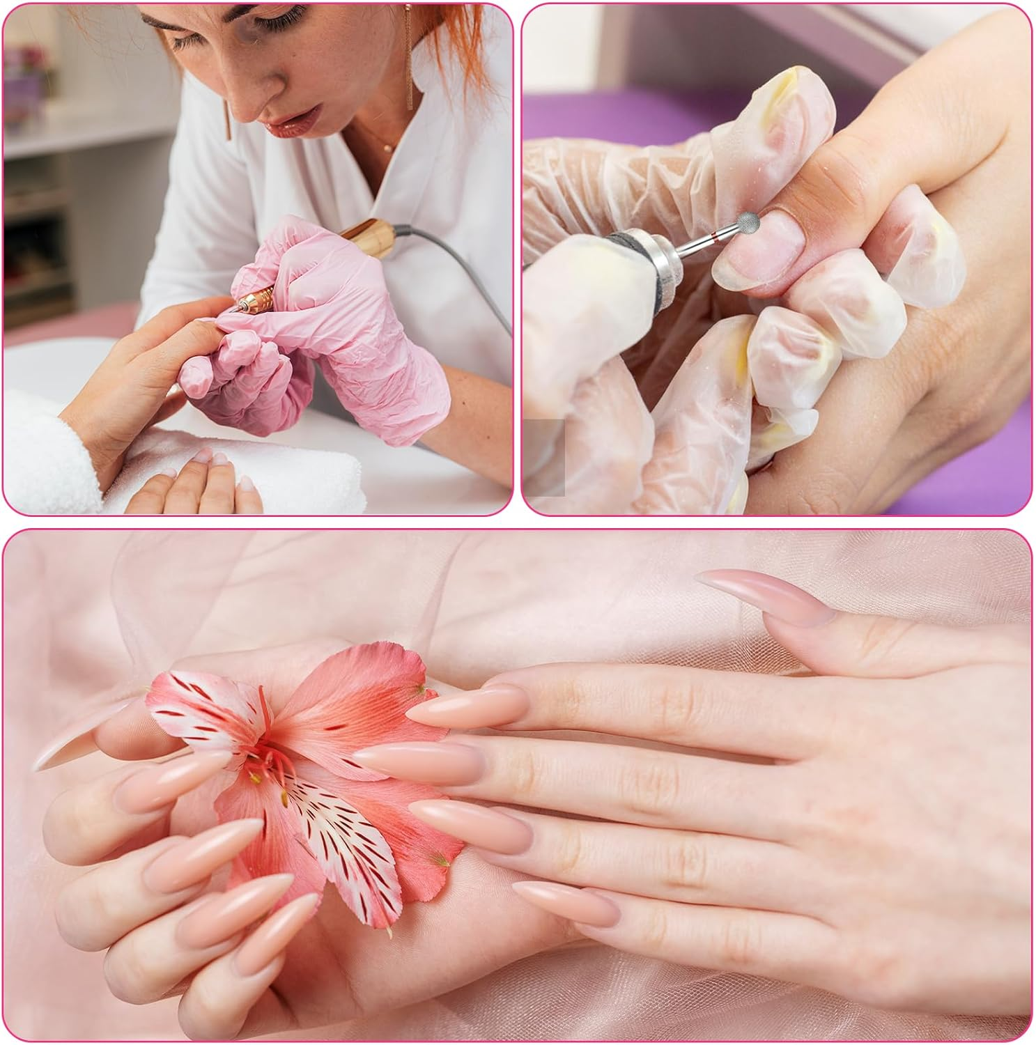 Pack of 5 Bits for Nail Cutters, round Nail Cutter Bits, Cutter Nail Attachments, Attachments, Cuticle Drill, Diamond Ball Cutter Set for Manicure Jewellery Glass Ceramic Gel Polishing Tools image number 1