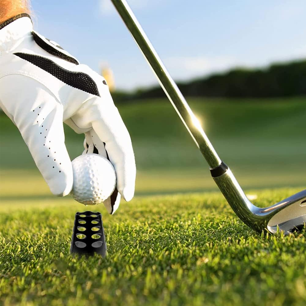 Plastic Golf Tees, 24Pcs Golf Simulator Tees for Home, Outdoor Indoor Golf Tees Simulator Practice Training, Golf Mat Tees for Winter Turf and Driving Range image number 3