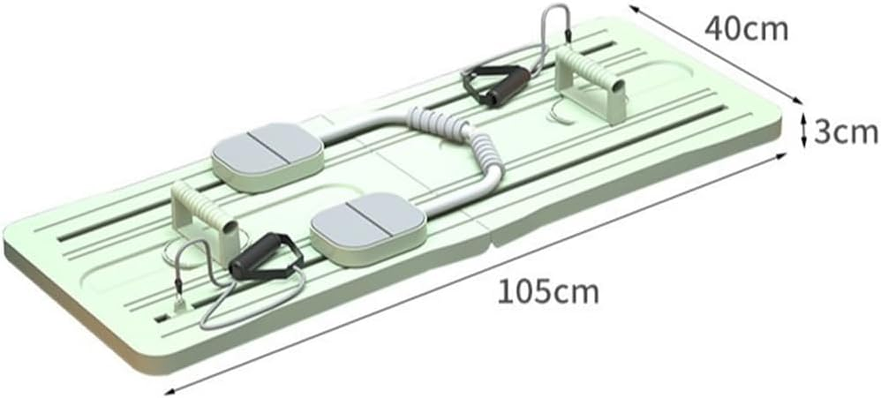 Pilates Board, Multi-Functional Exercise Board, Abdominal Wheel Multifunctional Abdominal Board, Workout Equipment for Abdominal and Core Strength Training, Multi-Functional Exercise Board image number 4