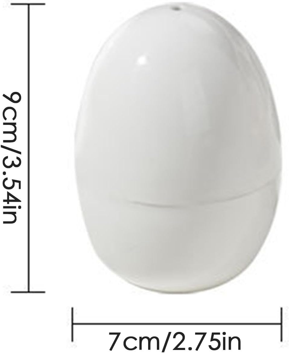 2024 New Microwave Egg Boiler, Microwave Egg Cooker Maker for 1/4 Egg, Boiled Egg Poachers with Lid, Rapid Egg Cooker Microwave Boiled Egg Maker for Hard Soft Boiled Egg Cooker Steamer (1 Egg) image number 1