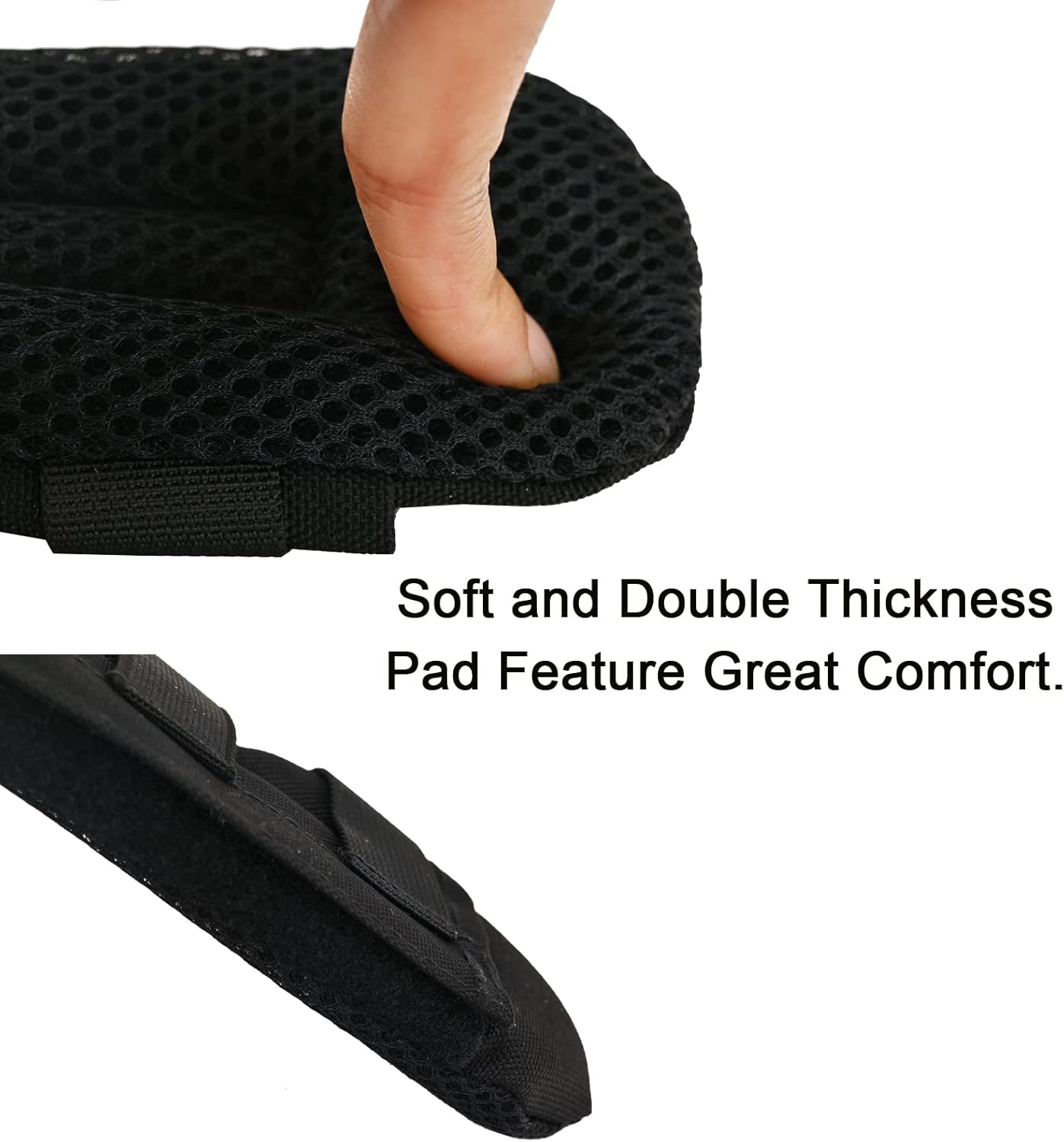 2 Pack Shoulder Strap Pad Vest Shoulder Strap Pads Backpack Strap Pads Fit 2'' Sling Bags Shoulder Straps - Camouflage image number 2