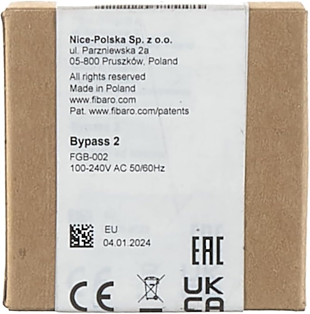 Fibaro FGB-002 Bypass 2, Black