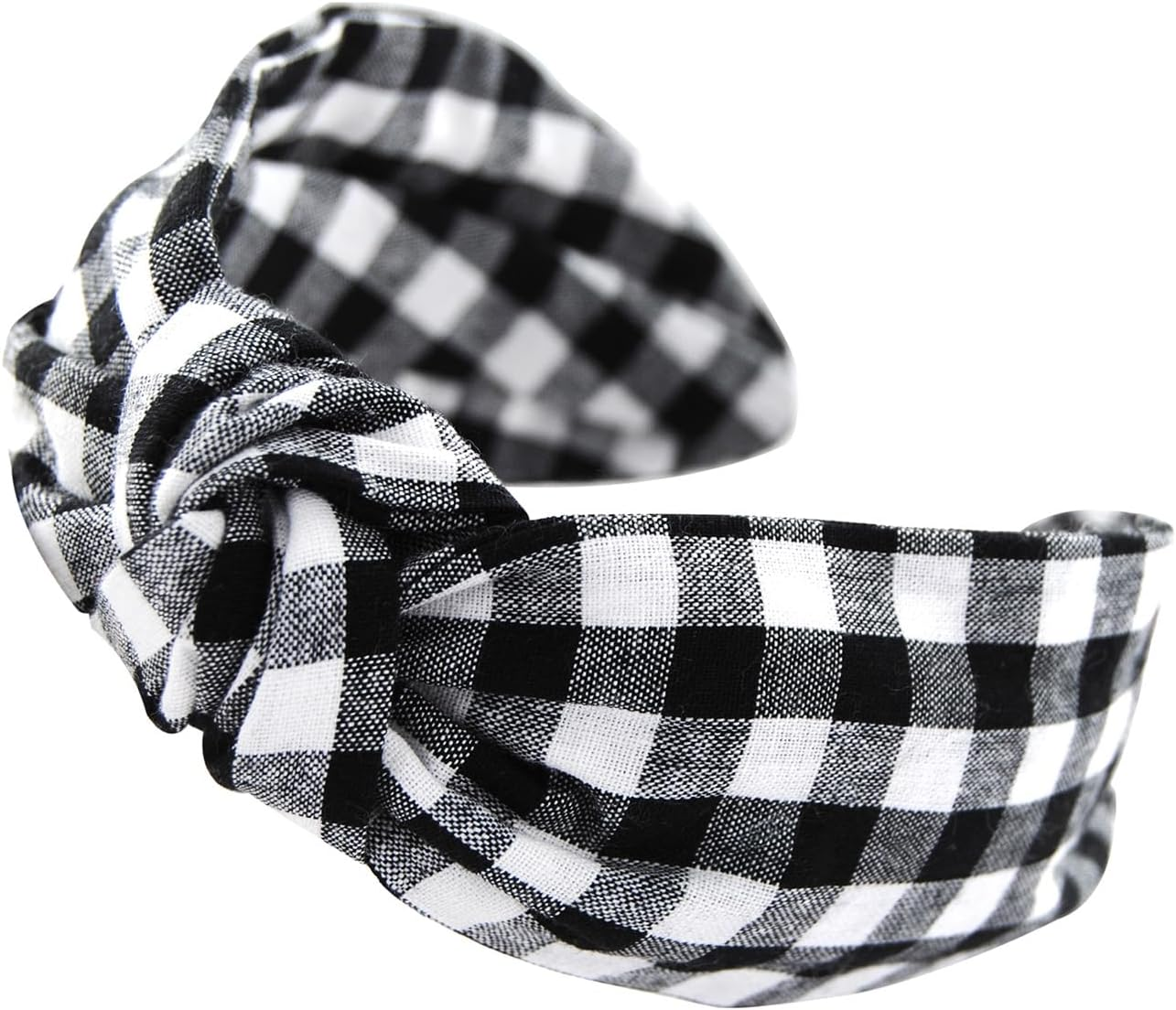 Axy Vintage Look Checked Headband &ndash; Beautiful Women'S Headband Hair Accessories HR34K (Black Blue)