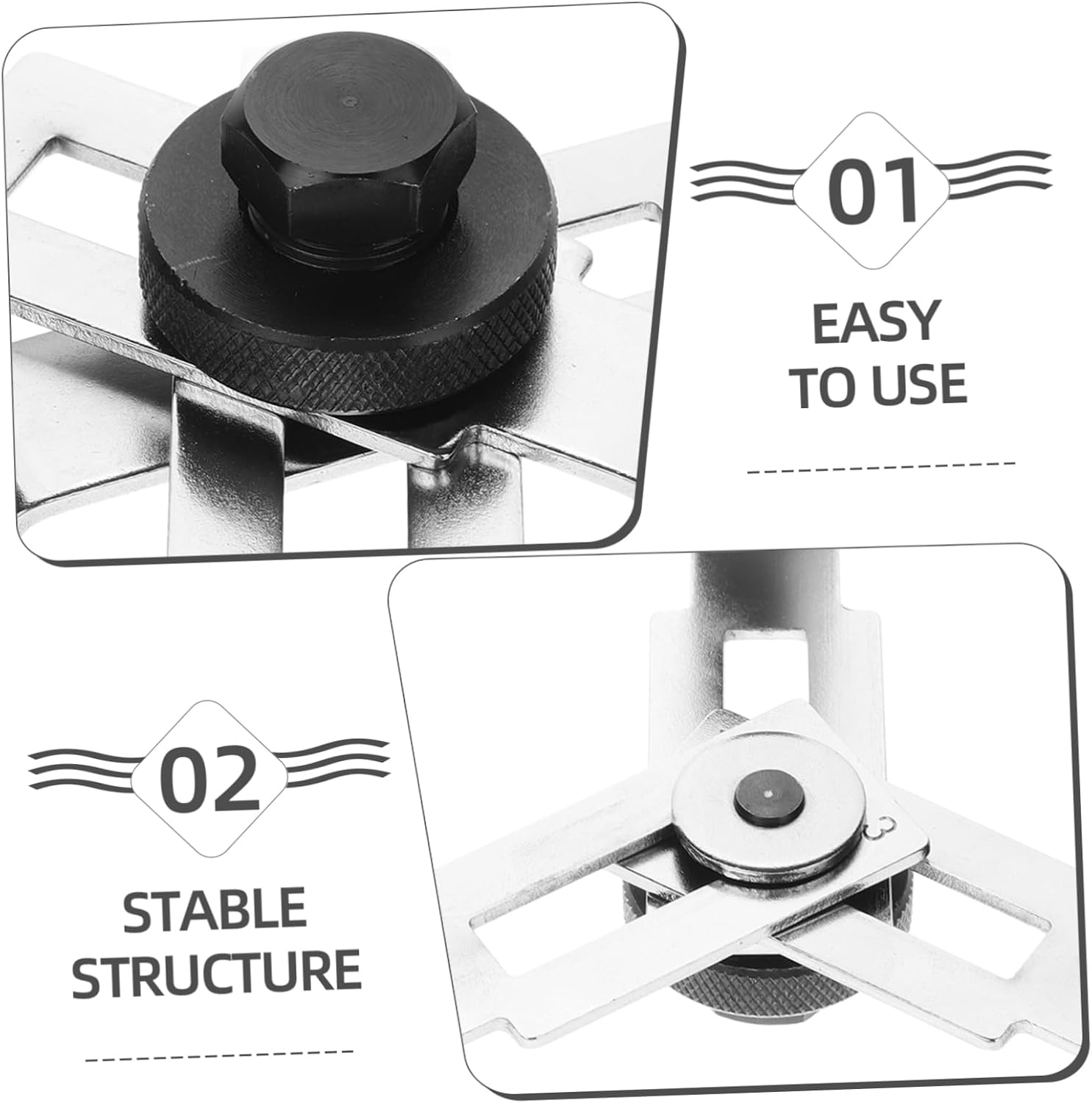 Beatifufu Heavy Duty Oil Filter Wrench for Automotive Fuel Tank Cap Spanner Oil Filter Removal Tool Wrench Compatible image number 1