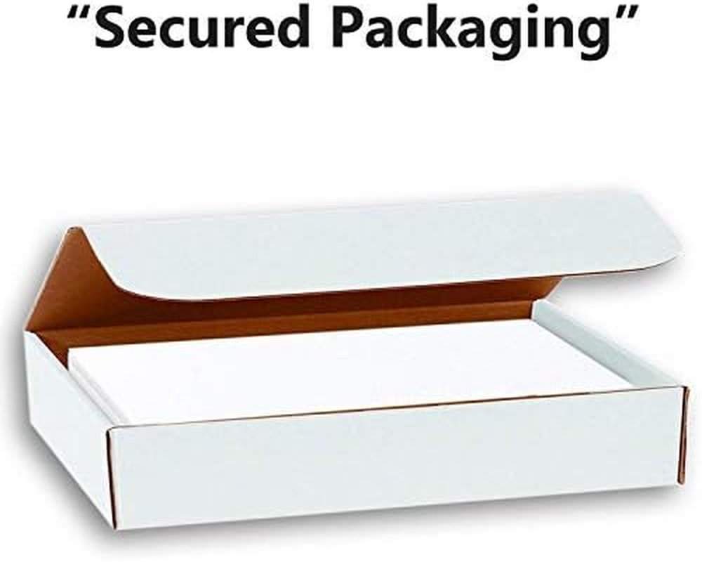 Hamilco 5X7 White Linen Cardstock Paper Blank Index Cards Card Stock 80Lb Cover - 50 Pack image number 3