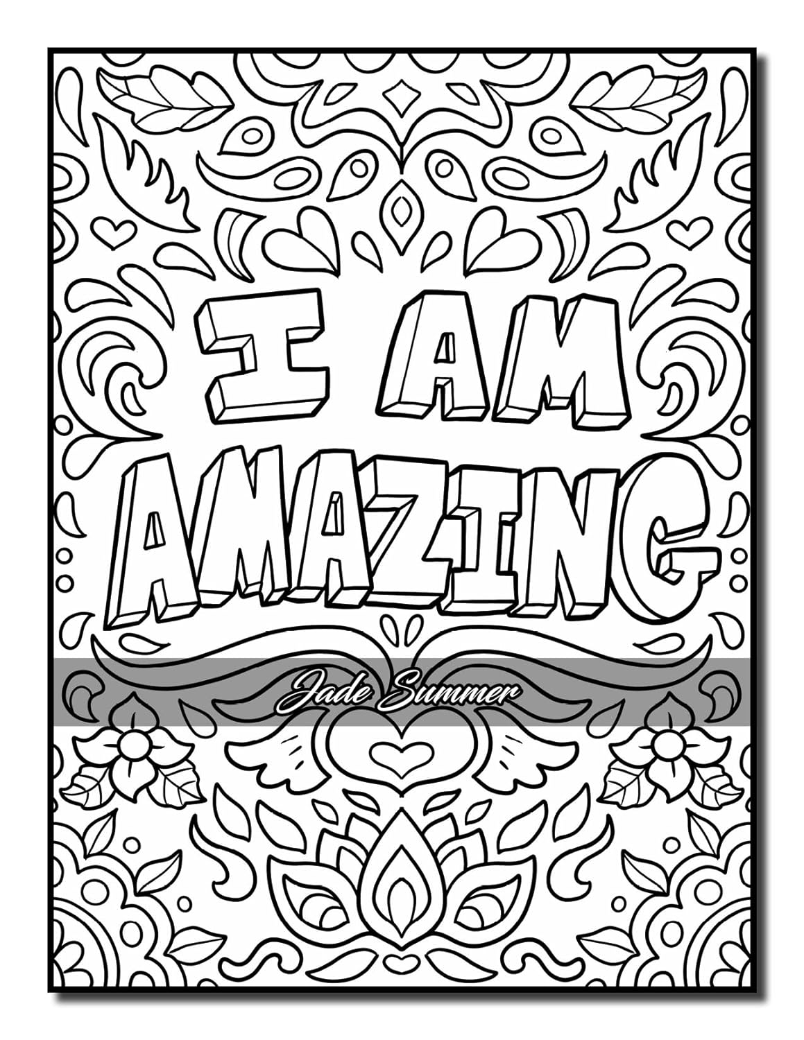 Positive Quotes: an Inspirational Coloring Book for Adults, Teens, and Kids with Positive Affirmations, Motivational Sayings, and More! image number 6