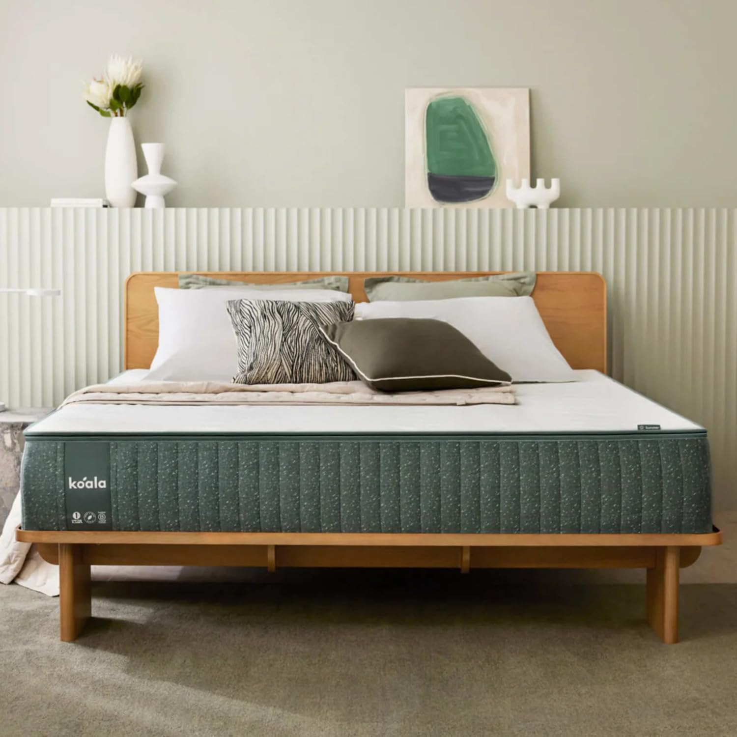 Koala plus Mattress King Size, 28Cm Flippable Firm to Medium-Firm Kloudcell and Cooling Gel Comfort Layer, Seasonal Quilted Topper, 5-Zone Support, Zero Disturbance Technology, Edge Support image number 2