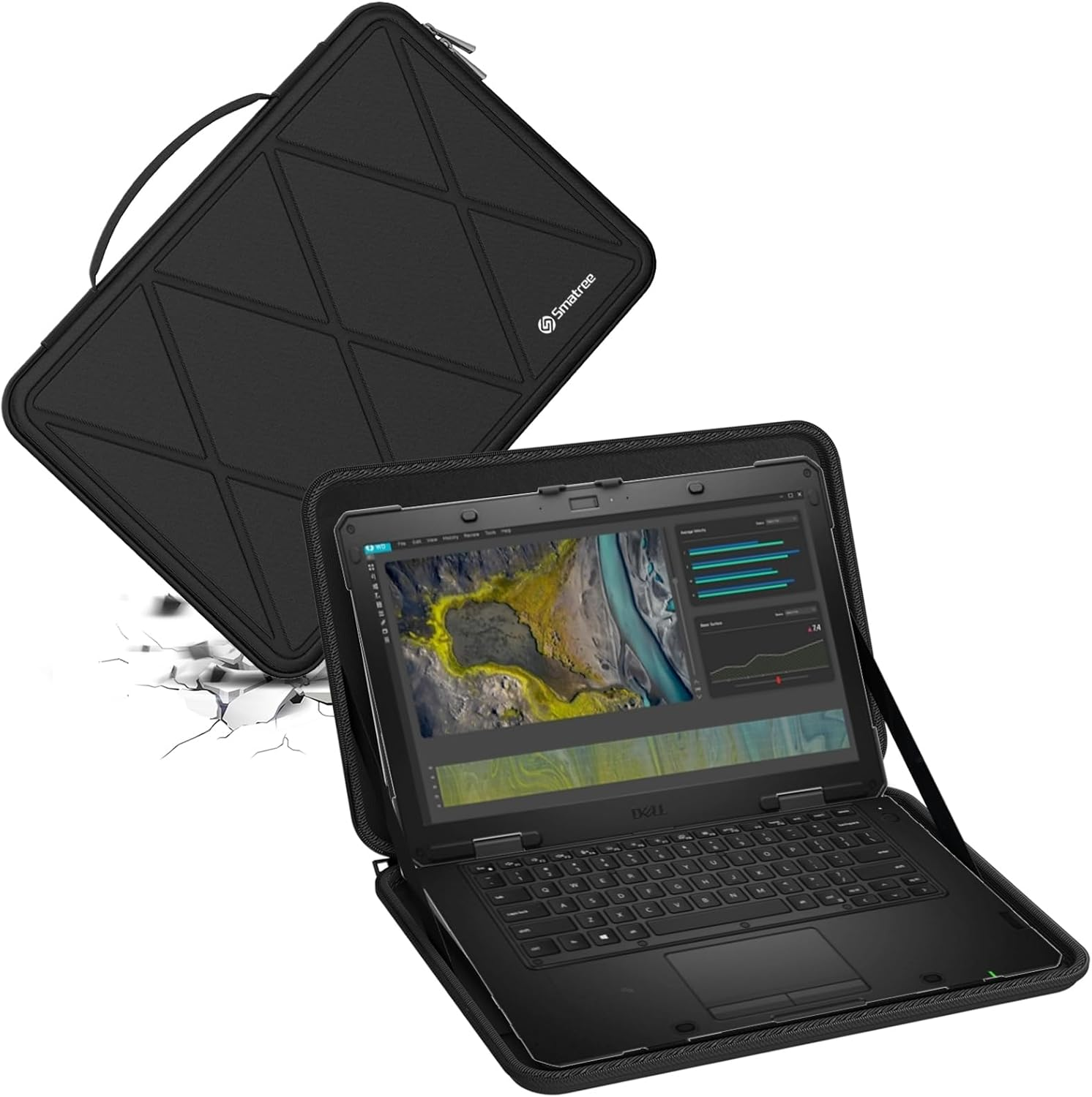 Smatree Hard EVA Protective Sleeve Case Compatible for 14 Inch DELL Latitude 5430 Rugged Laptop(X8260) image number 3