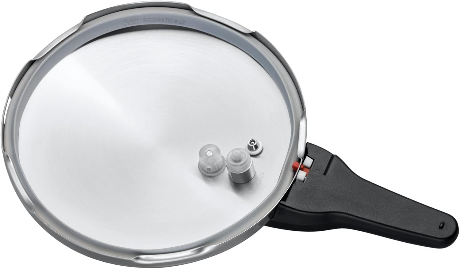 Silit Sicomatic&reg; T-Plus Pressure Cooker 2.5L without Insert &Oslash; 18 Cm Black Made in Germany inside Scale Silargan&reg; Functional Ceramic Suitable for Induction Hobs image number 2