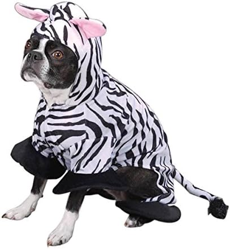 Zack & Zoey Polyester Zebra Stripes Dog Costume, X-Large, 24-Inch