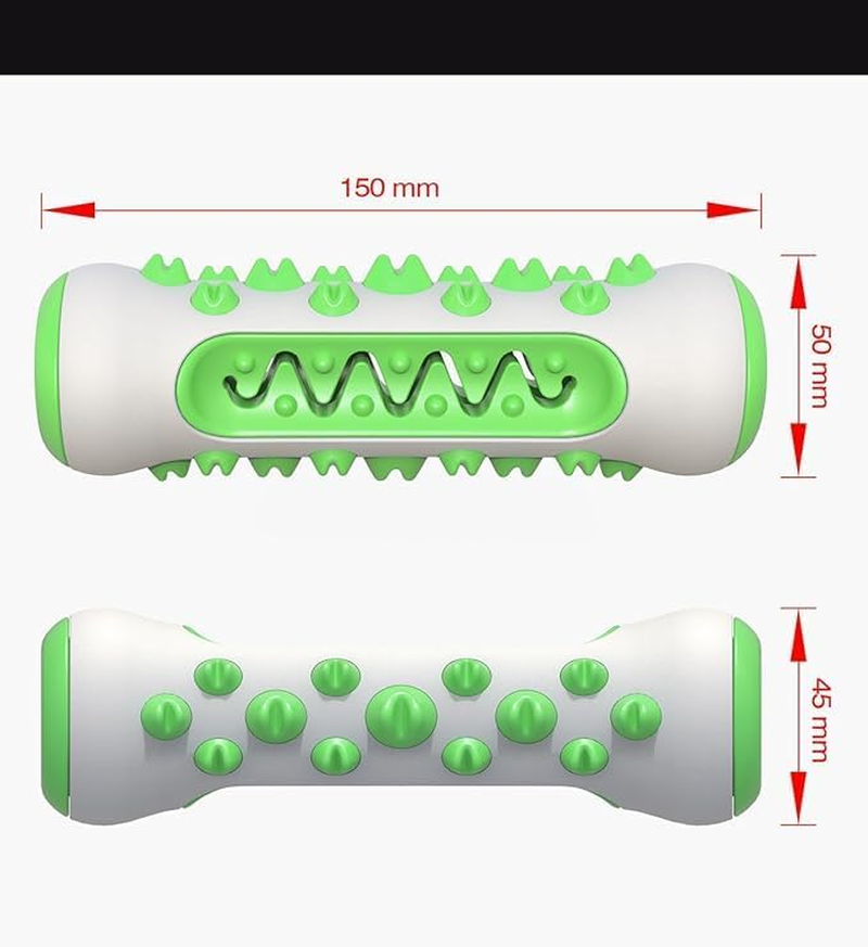 2024 Best Dog Chew Toothbrush, 360&deg; Dog Toothbrush Chew Toy, Pet Dog Chew Toys Teeth Cleaning Oral Toothbrush Rubber Bone, Molar Chew Provides a Deep Clean Teeth Puppy Dental Care, (3 PCS) image number 5