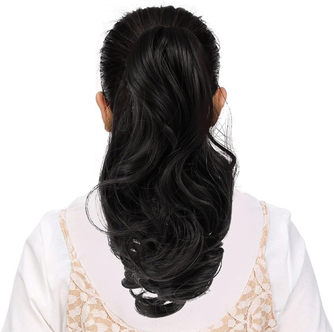 FOMIYES Ponytail Hair Extension Claw Synthetic Hairpiece Clip in Hairpiece Long Ponytail Extension Fake Ponytail Wig