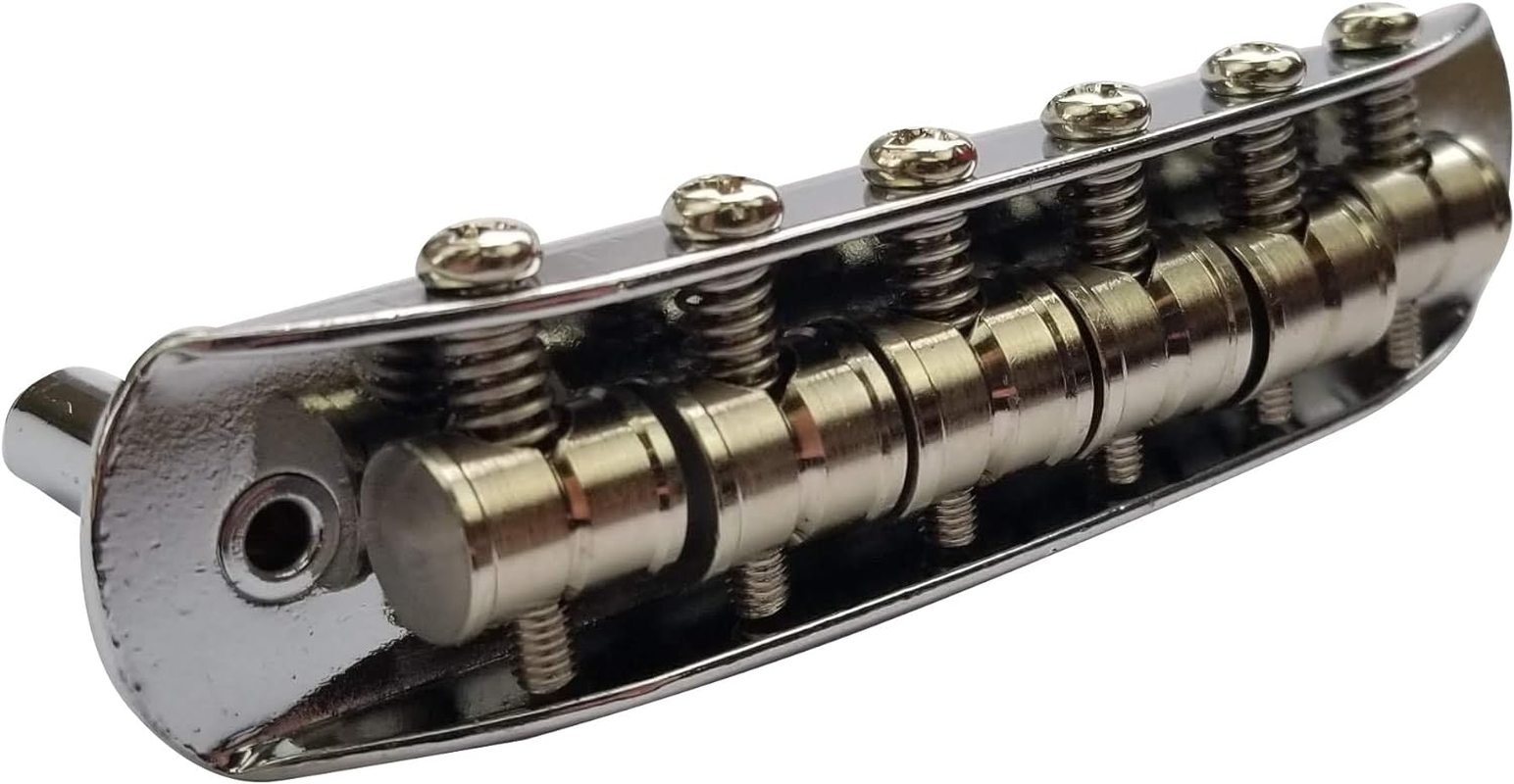 Mustang Bridge W/Large Saddles, Also Fits Fender Jaguar or Jazzmaster- Chrome image number 3