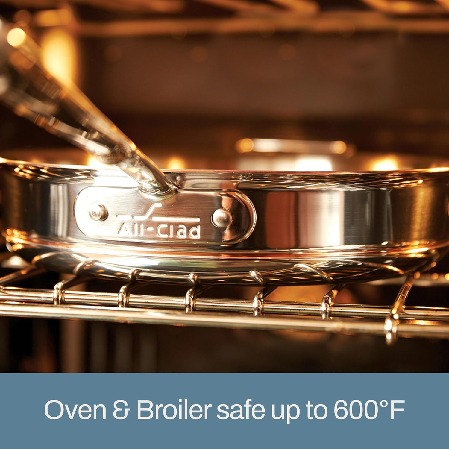 All-Clad 6112 SS Copper Core 5-Ply Bonded Dishwasher Safe Fry Pan/Cookware, 12-Inch, Silver image number 3