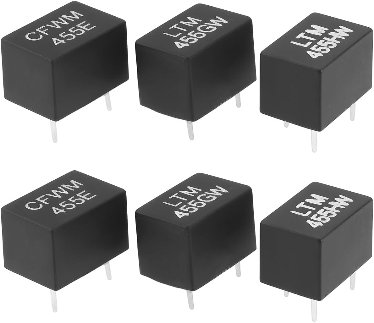 6Pcs Ceramic Filters CFWM455E LTM455G LTM455HW Compatible with Yaesu TOKO A55GV TOKO A55EV image number 2