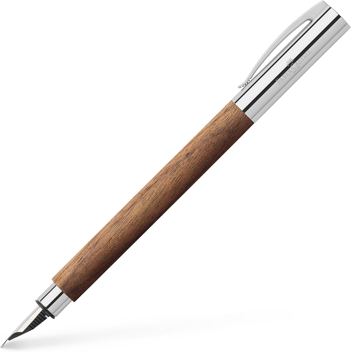 Faber-Castell Ambition Walnut Wood B Fountain Pen