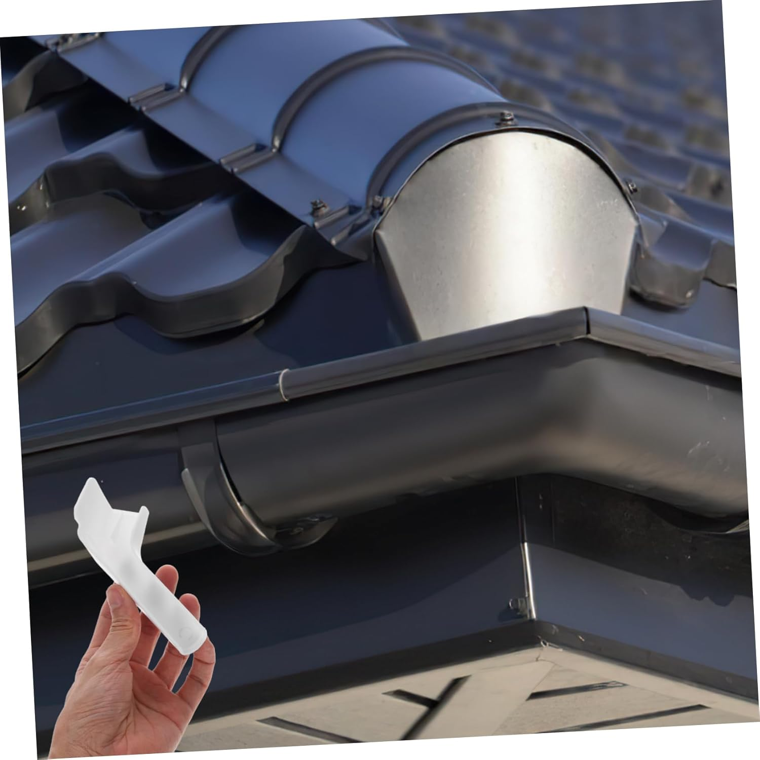 Gatuida 4Pcs Rv Gutter Spouts Roof Gutter Rainwater Rv Rain Spouts Accessory Left Right - White image number 5