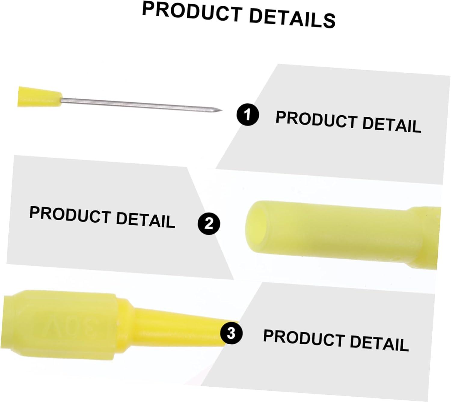 DOITOOL 10Pcs Automotive Test Probe Ultra-Fine Car Test Lead for Maintenance Tester Puncture Wire Tool for Car Circuit Testing Random Color image number 3