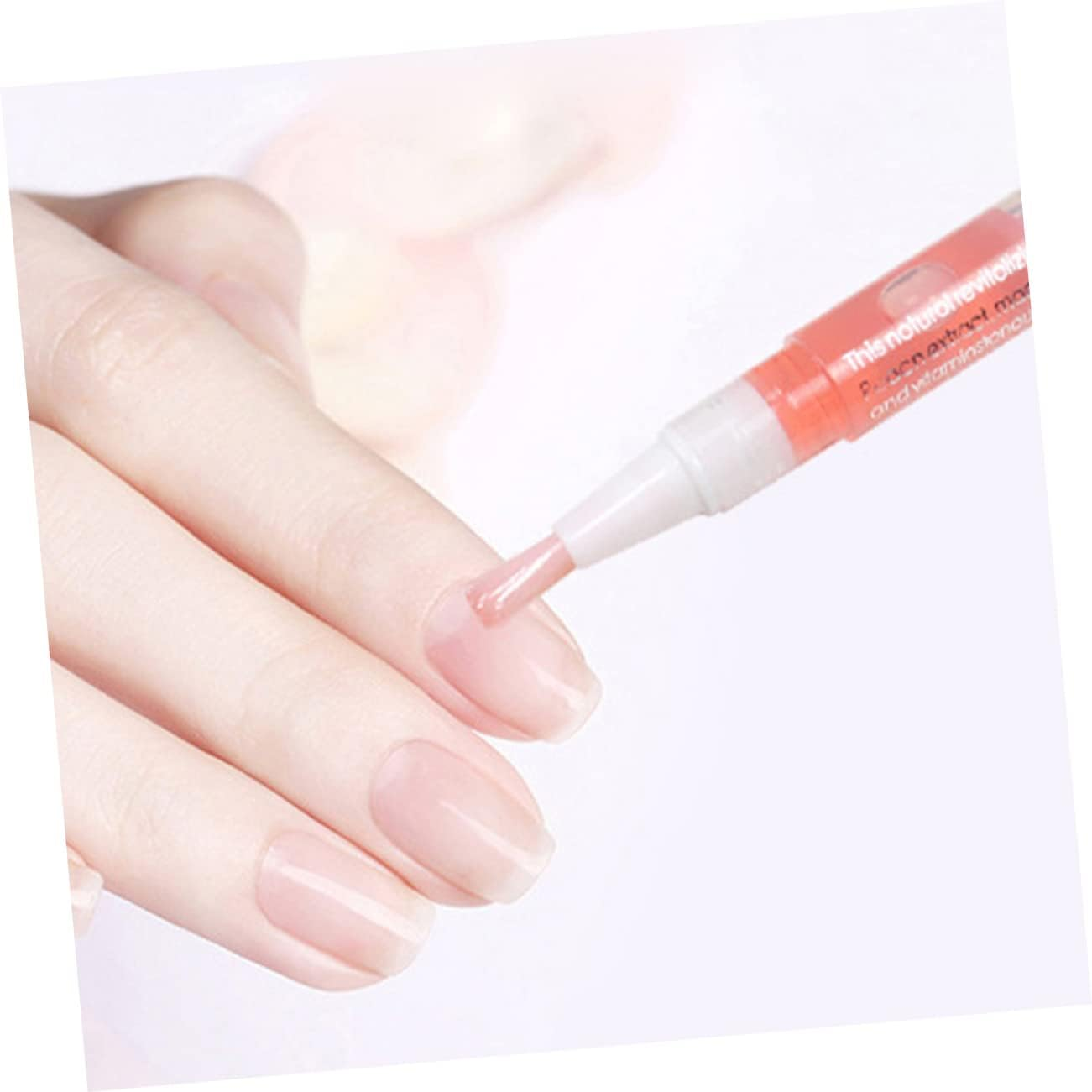 FOYTOKI 6Pcs Nail Growth Serum Pen Organic Nail Serum Cuticle Oil Pen for Gentle Care image number 3