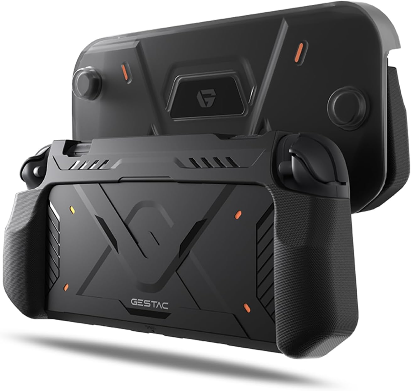 G.S.TAC Slim Hard Case Compatible with Switch 2 (2025), Anti-Scratch TPU Grip Protective Cover for Switch 2 with Hard Dust Cover, Black image number 1