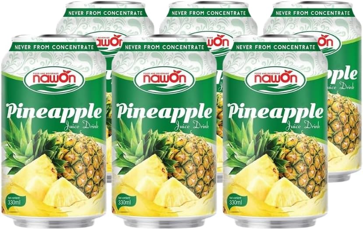 Nawon Pineapple Juice Drink 330Ml 6 Pack image number 1