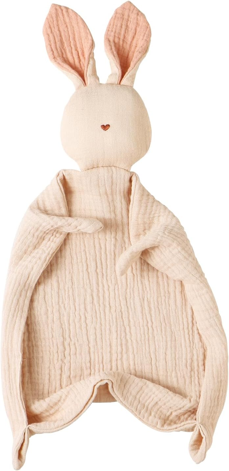 Insular Muslin Baby Lovey Security Blanket Soothing Towel (Khaki)